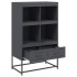 Aparador de acero antracita 68x39x111,5