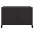 Mueble de TV acero negro 68x39x43,5