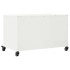 Mueble de TV acero blanco 68x39x43,5