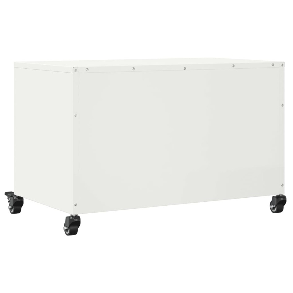 Mueble de TV acero blanco 68x39x43,5