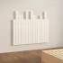 Cabecero de cama pared madera maciza pino blanco 95,5x3x80
