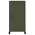 Aparador de acero verde oliva 36x39x72
