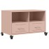 Mueble para TV acero laminado en frío rosa 68x39x43,5