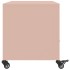 Mueble para TV acero laminado en frío rosa 68x39x43,5