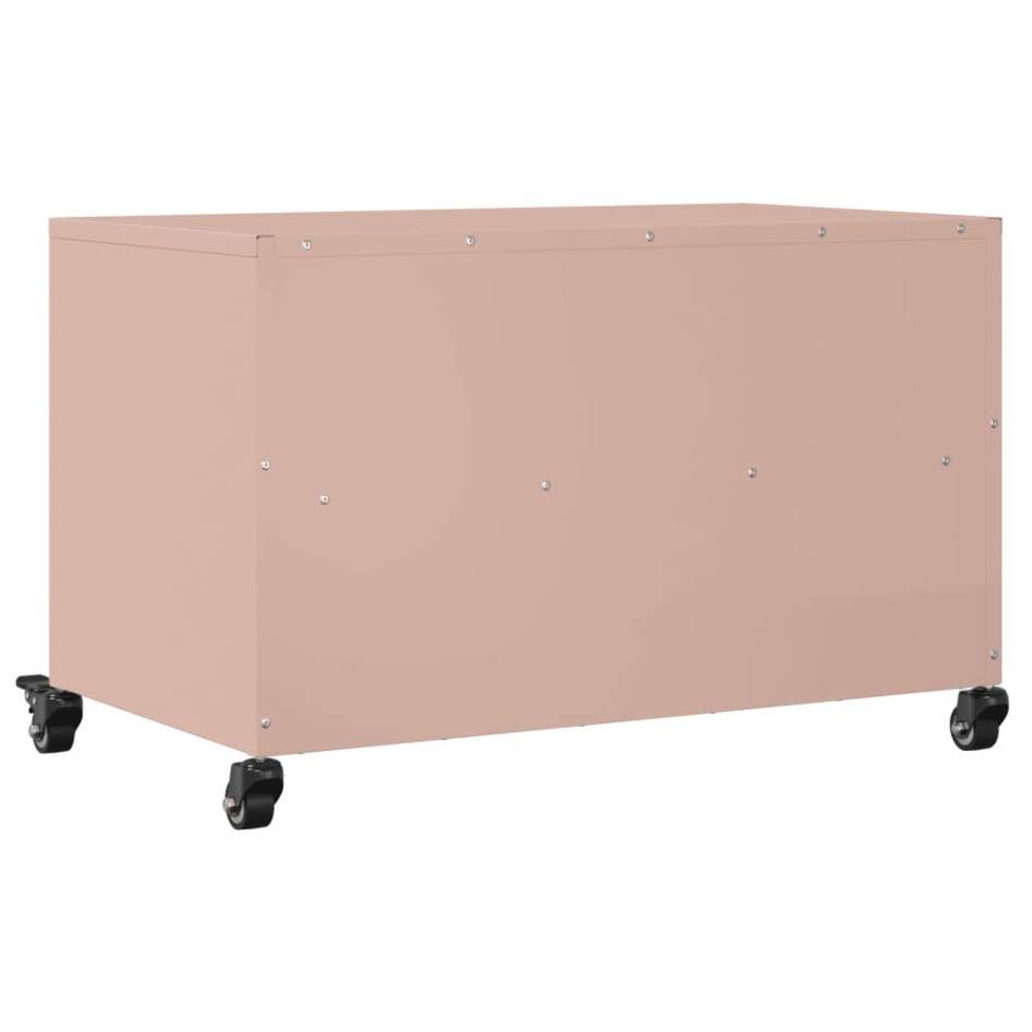 Mueble para TV acero laminado en frío rosa 68x39x43,5