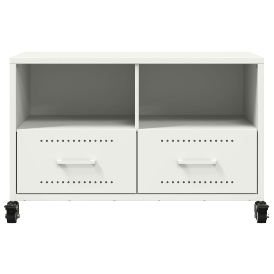 Mueble para TV acero laminado en frío blanco 68x39x43,5
