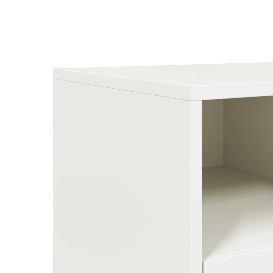 Mueble para TV acero laminado en frío blanco 68x39x43,5