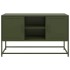 Mueble para TV de acero verde oliva 100,5x39x60,5
