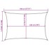 Toldo de vela rectangular HDPE gris claro 160 g/m² 6x7