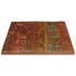 Tablero mesa rectangular madera maciza reciclada 80x60x2,5