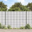Paneles de privacidad 4 uds PVC blanco 35x0,19 m