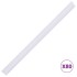 Paneles de privacidad 4 uds PVC blanco 35x0,19