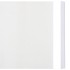 Paneles de privacidad 4 uds PVC blanco 35x0,19
