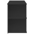Escritorio madera de ingeniería negro 140x50x75