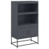 Aparador de acero gris antracita 68,5x38,5x123,5