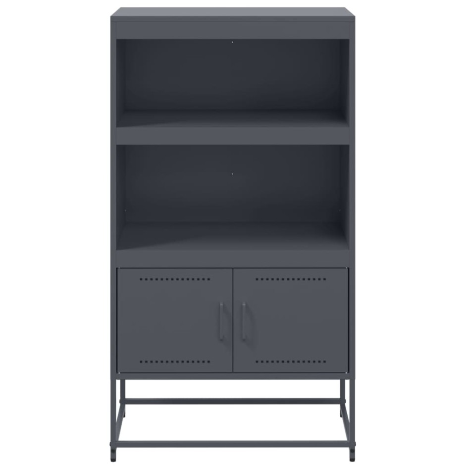 Aparador de acero gris antracita 68,5x38,5x123,5