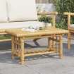 Mesa de centro de bambú 70x45x36 cm