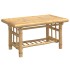 Mesa de centro de bambú 70x45x36