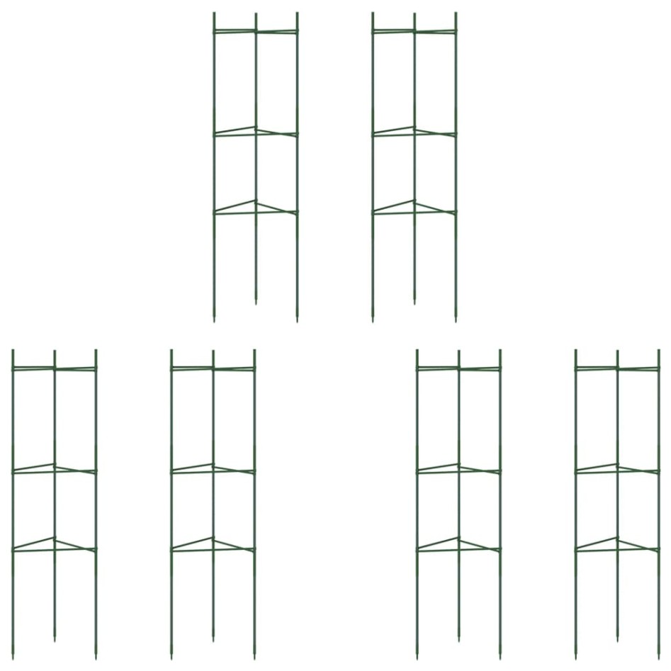 Tutores para tomates 6 unidades acero y PP 116