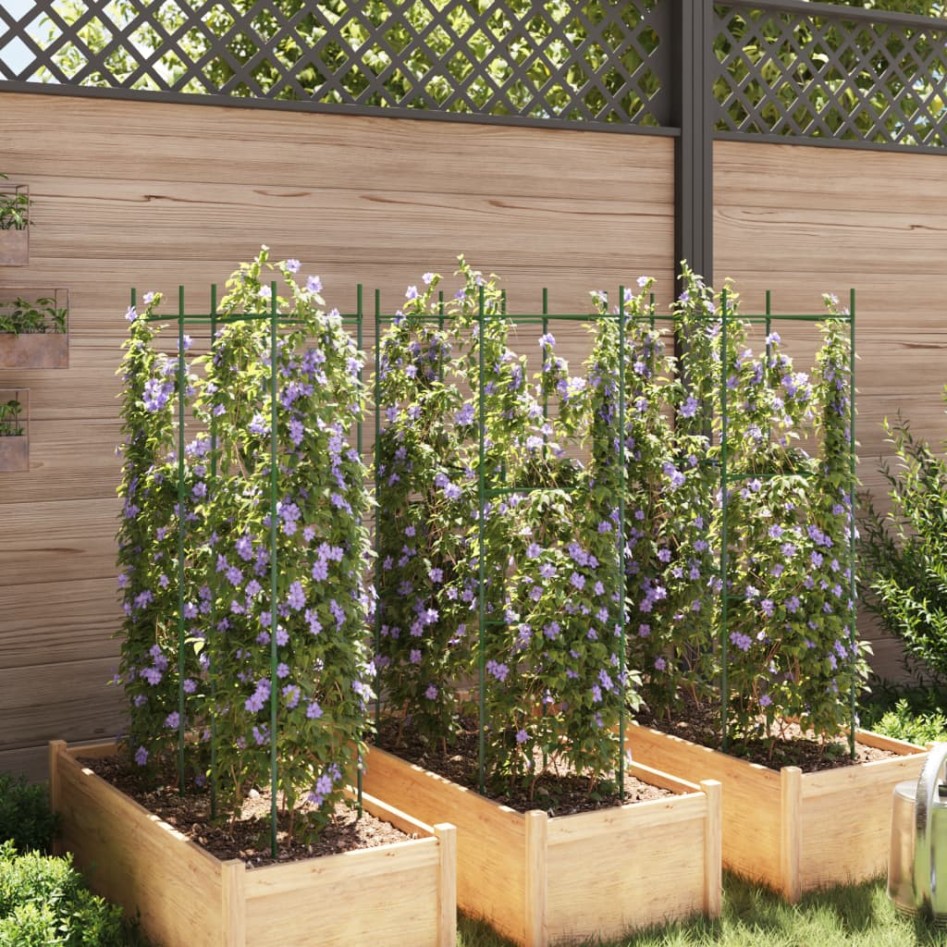 Tutores para tomates 6 unidades acero y PP 116