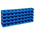 Kit de cajas de almacenaje 48 pzas paneles de pared azul