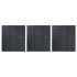 Kit de cajas de almacenaje 48 pzas paneles de pared azul