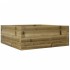 Jardinera de madera de pino impregnada 60x60x23