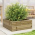 Jardinera de madera de pino impregnada 60x60x23