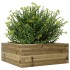 Jardinera de madera de pino impregnada 60x60x23