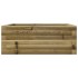 Jardinera de madera de pino impregnada 60x60x23