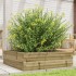 Jardinera de madera de pino impregnada 80x80x23