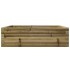 Jardinera de madera de pino impregnada 80x80x23