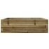 Jardinera de madera de pino impregnada 80x80x23