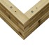 Jardinera de madera de pino impregnada 80x80x23