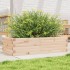 Jardinera de madera maciza de pino 90x40x23