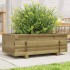 Jardinera de madera de pino impregnada 70x40x26,5