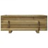 Jardinera de madera de pino impregnada 70x40x26,5