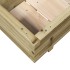 Jardinera de madera de pino impregnada 70x40x26,5
