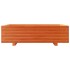 Jardinera de madera maciza de pino marrón cera 90x60x26,5