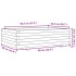 Jardinera de madera maciza de pino marrón cera 90x60x26,5