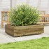 Jardinera de madera de pino impregnada 90x60x26,5