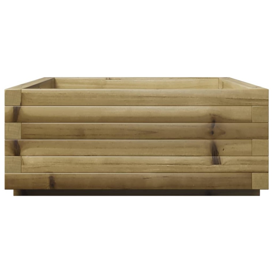 Jardinera de madera de pino impregnada 90x60x26,5