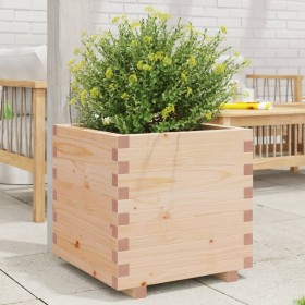 Jardinera madera maciza de pino 50x50x49,5