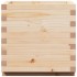Jardinera madera maciza de pino 50x50x49,5