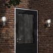 Apliques de exterior 2 unidades acero inoxidable plateado