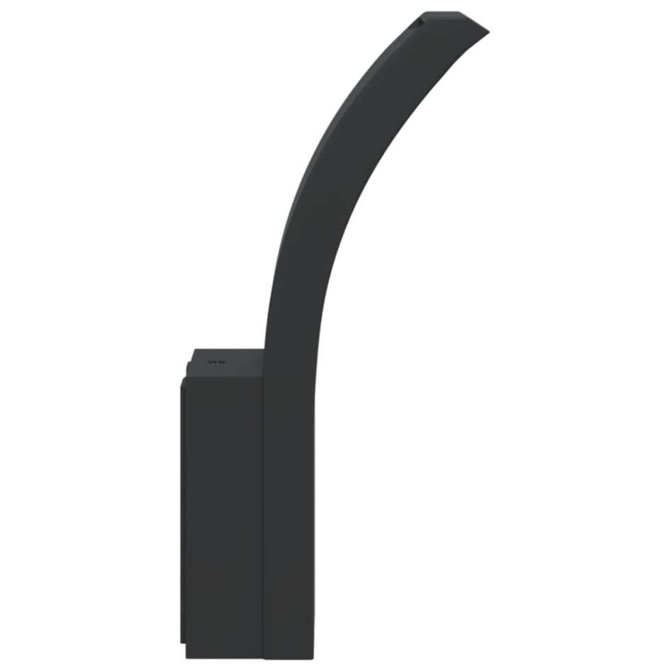 Lámparas de pared LED de exterior 2 uds aluminio fundido