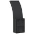 Lámparas de pared LED de exterior 2 uds aluminio fundido