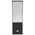Lámparas de pared LED exterior con sensor 2 uds aluminio