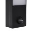 Lámparas de pared LED exterior con sensor 2 uds aluminio
