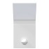 Lámparas de pared LED exterior con sensor 2 uds aluminio